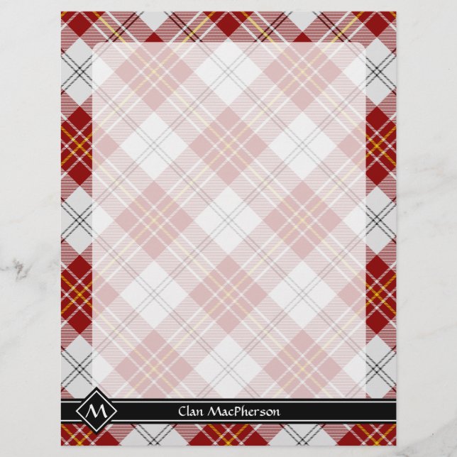 Clan MacPherson Red Dress Tartan Flyer (Frente)
