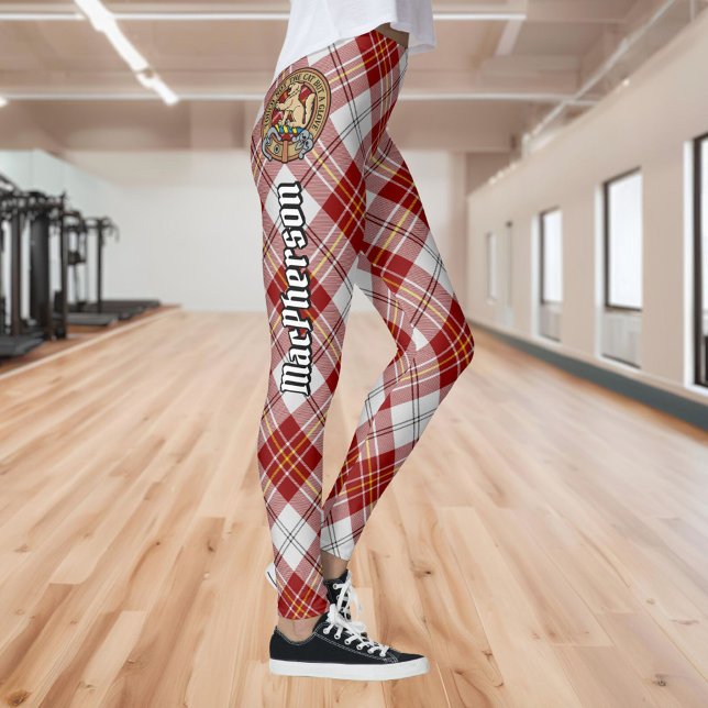 Clan MacPherson Red Vestir Leggings Tartan (Criador carregado)