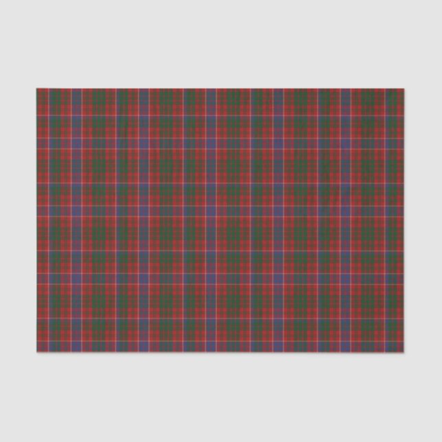 Clan MacRae Tartan Xadrez Papel Tecido (Frente )