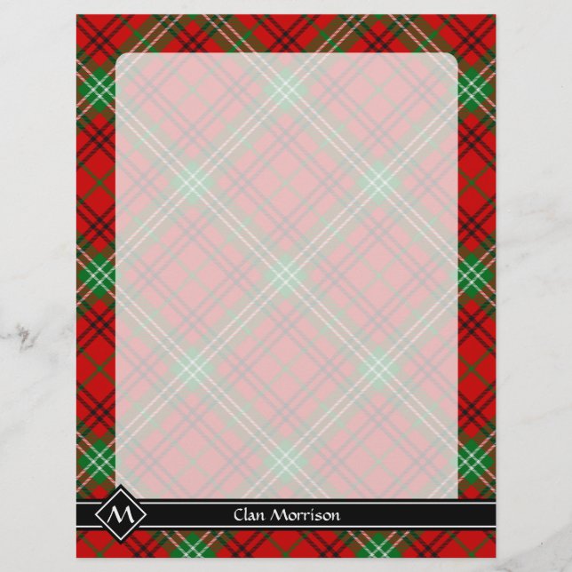 Clan Morrison Red Tartan Flyer (Frente)