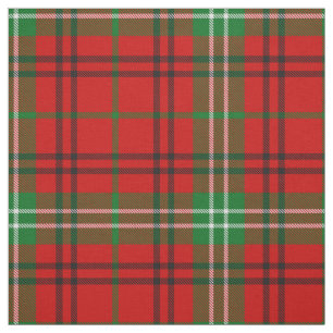Clan Morrison Red Tartan Tecido