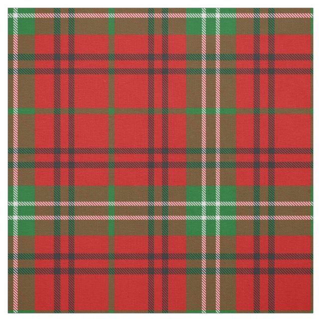 Clan Morrison Red Tartan Tecido (Modelo)