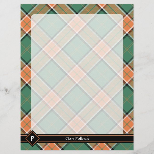 Clan Pollock Tartan Flyer (Frente)