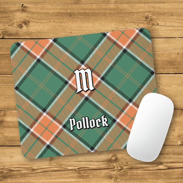 Clan Pollock Tartan Mouse Pad (Criador carregado)