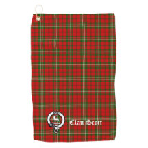Clan Scott Crest Crachá e Tartan personalizável