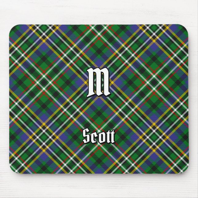 Clan Scott Green Tartan Mouse Pad (Frente)