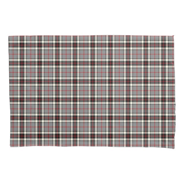 Clan Thompson Cinza e Red Scottish Tartan (Frente)