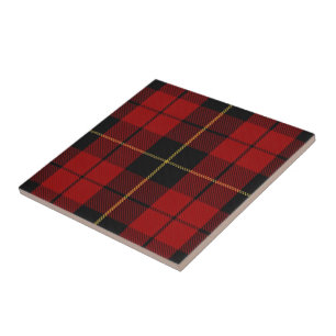 Clan Wallace Expressões Escocesas Red Black Tarta