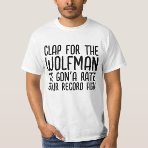 CLAP PARA CAMISETAS DE CAMADAS T-SHIRTS DA WOLFMAN