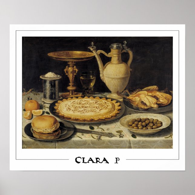 Clara Peeters Zedign Art Poster nº 10 (Frente)