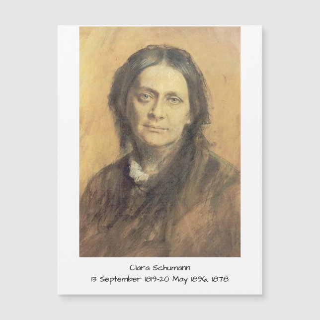 Clara Schumann, 1878 (Frente)