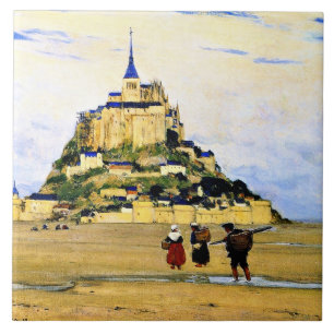 Clarence Gagnon art, Mont-Santo Michel, Manhã