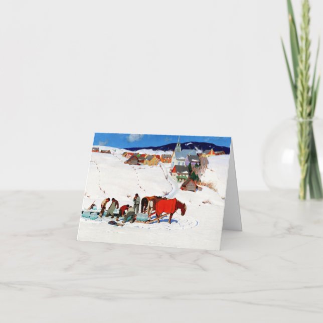 Clarence Gagnon - O Cartão De Saudação Da Colheita (Frente)