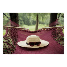 Claret Hammock Yard Poster de Foto Digital