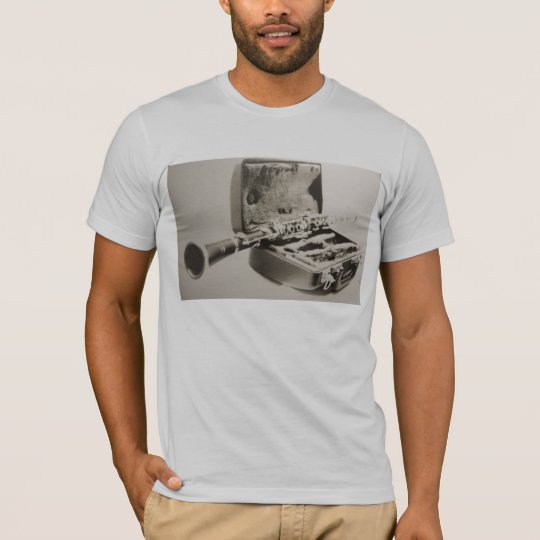 Clarineta em sépia camiseta