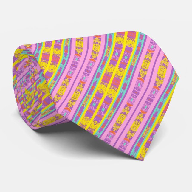CLARKI – Gravata Artística Multicolorida de Afirma (Rolled)