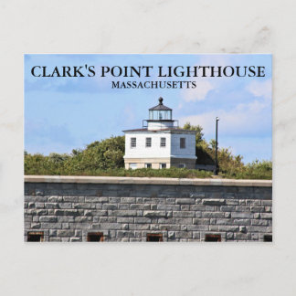 Clark's Point Lighthouse, cartão postal de Massach