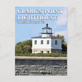 Clark's Point Lighthouse, cartão postal de Massach