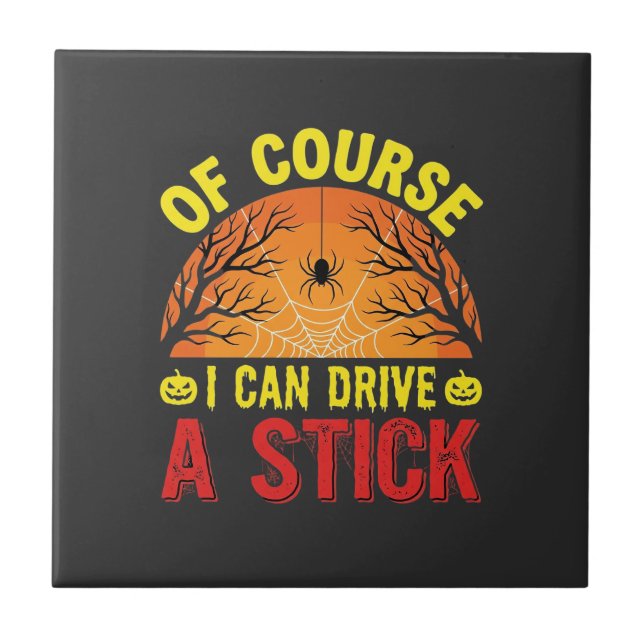 Claro que Posso Dirigir um Stick no Halloween Desi (Frente)
