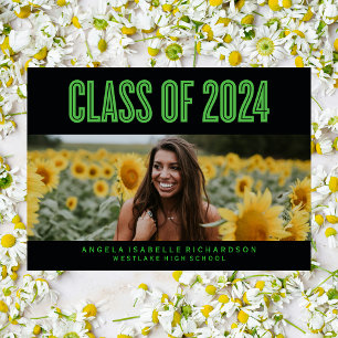CLASSE BOLDLY CHIC DE CONVITE DE GRADUAÇÃO DE 2024