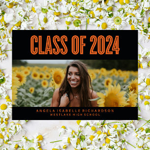 CLASSE BOLDLY CHIC DE CONVITE DE GRADUAÇÃO DE 2024