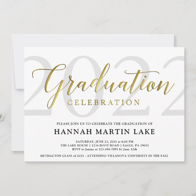 Classe Clássica do Convite à Festa de formatura 20 (Frente)