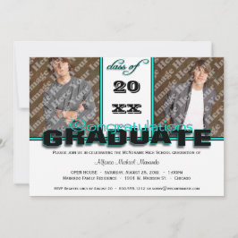 CLASSE da cerceta de convite da festa de formatura