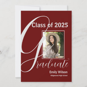 Classe da Festa de formatura Vermelha de Foto do F