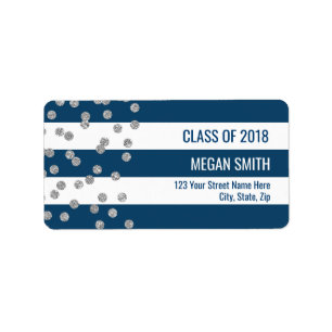 Classe da graduação da etiqueta 2018 de endereç