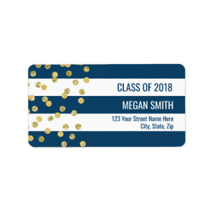 Classe da graduação das etiquetas 2018 de endere