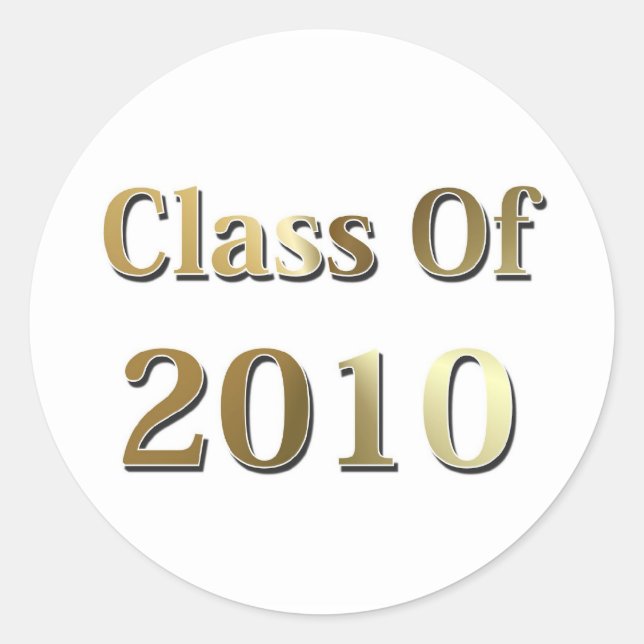 Classe de 2010 etiquetas (Frente)