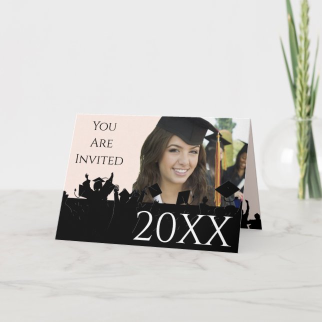 Classe de Ano de Mudança de Convite para Graduação (Frente)