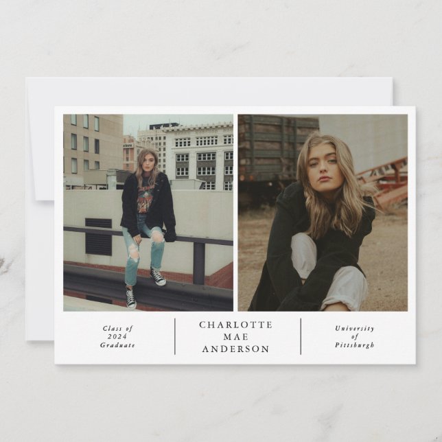 Classe de Anúncio de Graduação 2025 Fotos (Frente)