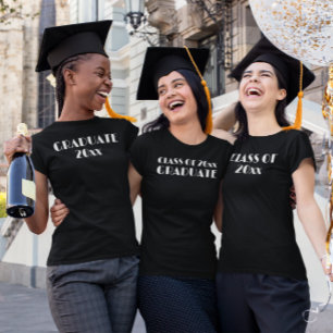 Classe de Camisa Negra de Graduação 20xx