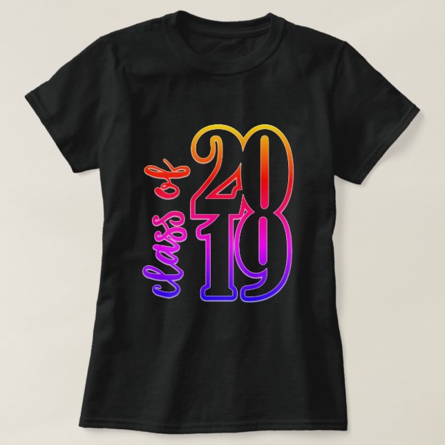 Classe De Camisa T De 2019 (Frente do Design)