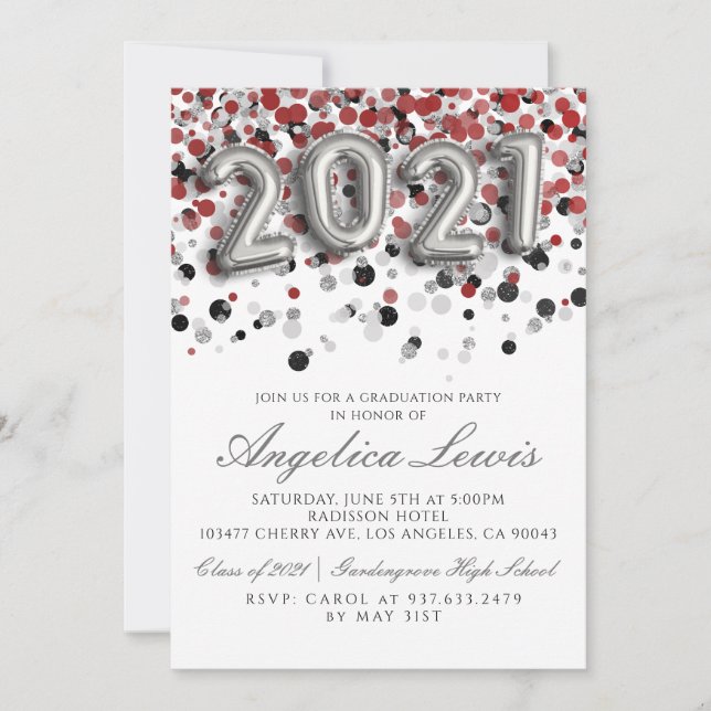 Classe de Convite à Festa de formatura 2021 (Frente)