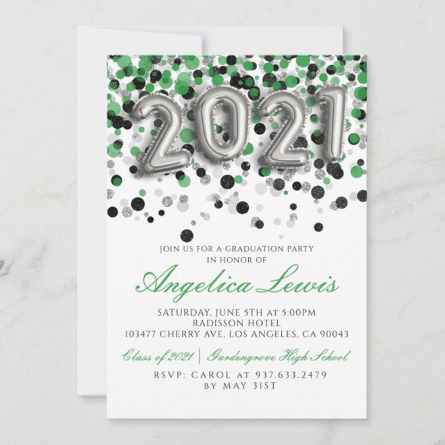 Classe de Convite à Festa de formatura 2021 (Frente)