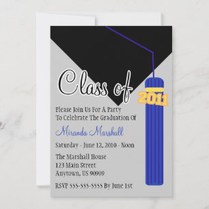 Classe De Convite À Graduação De Tassel 2011 (A