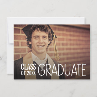 CLASSE DE CONVITE DE FOTO DE FESTA DE FORMATURA