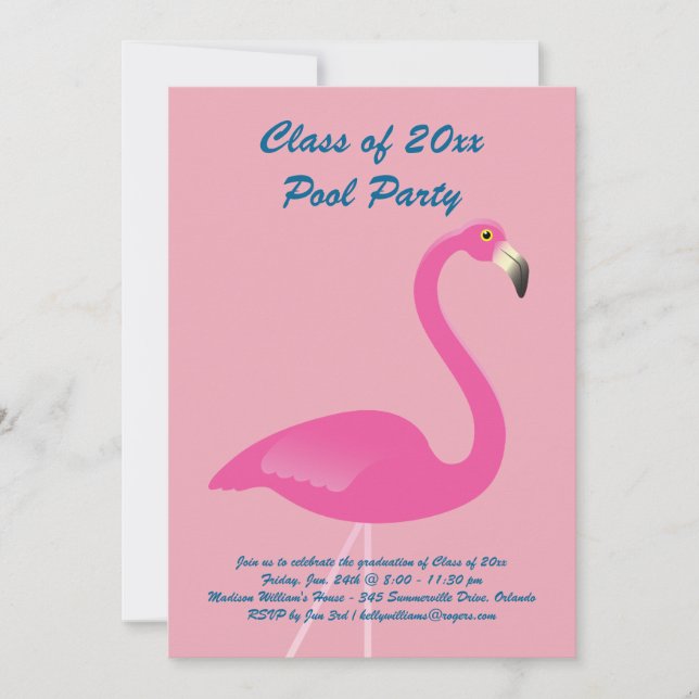 Classe de Convite Flamingo a Rosa 2019 (Frente)