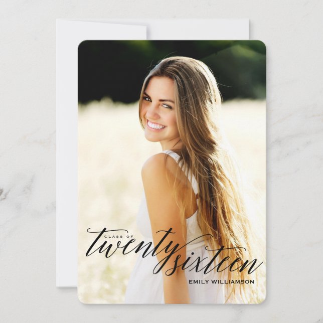 Classe de Convite para Festa de formatura de Fotog (Frente)