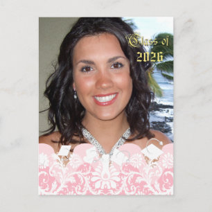 Classe de Convite para Graduação de Fotos Girly Ro