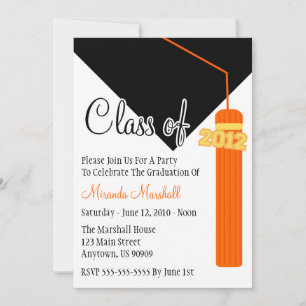 Classe De Convite Para Graduação De Tassel 2012 