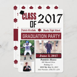 Classe de Convites de festas de Formando 20XX - bu