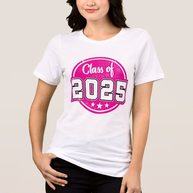 Classe de Crachá Rosa Vintage 2025 (Frente)