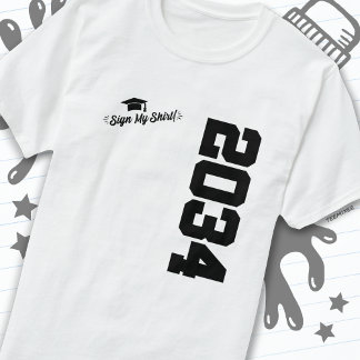 Classe de graduação 2034 Meu Mais velho de camisa