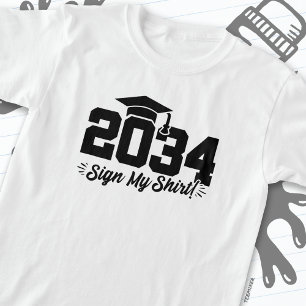 Classe de graduação 2034 Meu Mais velho de camisa