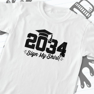 Classe de graduação 2034 Meu Mais velho de camisa 