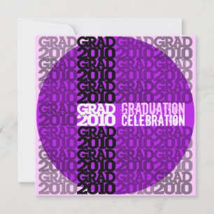 Classe De Graduação Do Anúncio De Font Purple E
