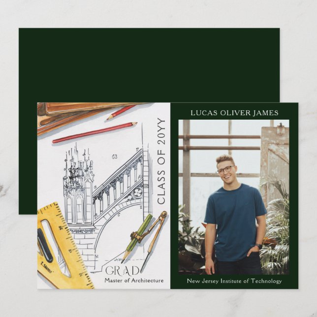 Classe de Graduação do Engenheiro de Arquitetura (Frente/Verso)